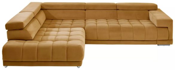 ECKSOFA Gelb Velours von BELDOMO SPEED