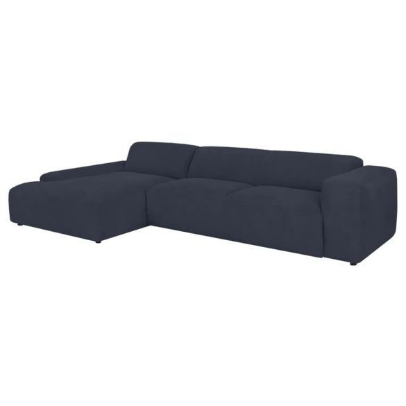 Ecksofa CHIODO Marineblau von MERCURY ROW