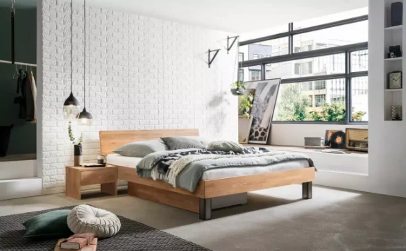 BETT Eiche massiv 160/200 cm von HASENA