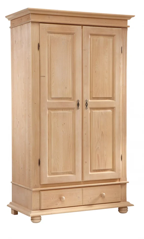 GARDEROBENSCHRANK Fichte massiv Fichtefarben von LANDSCAPE