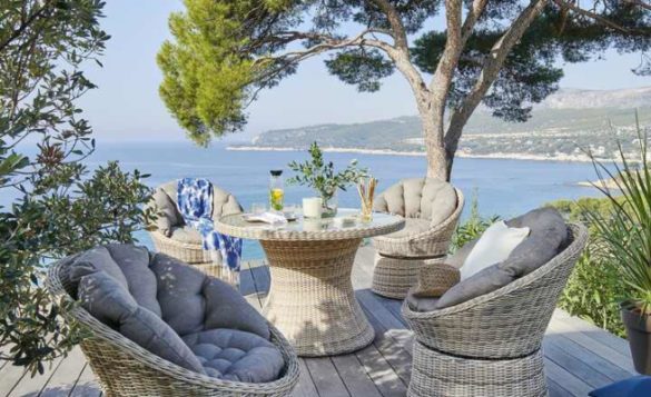 Garten-Sitzgruppe, 5-teilig NIZZA