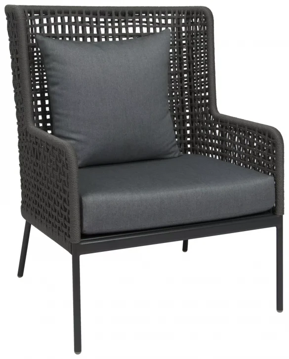 LOUNGESESSEL Anthrazit, Grau, Platinfarben Aluminium von STERN