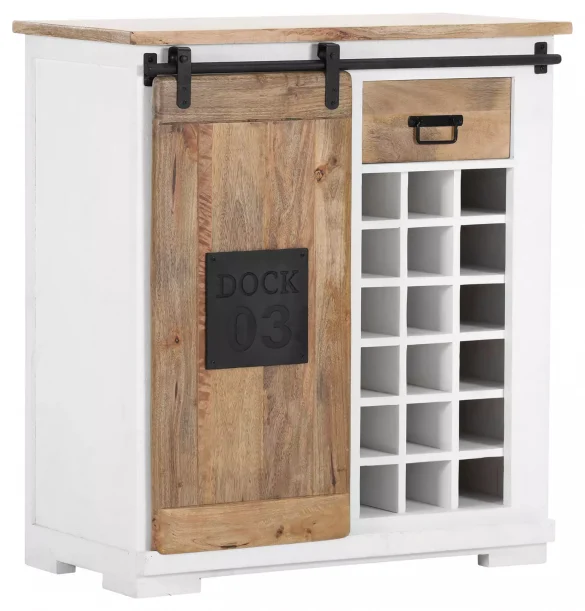 WEINSCHRANK Naturfarben, Weiß von LANDSCAPE