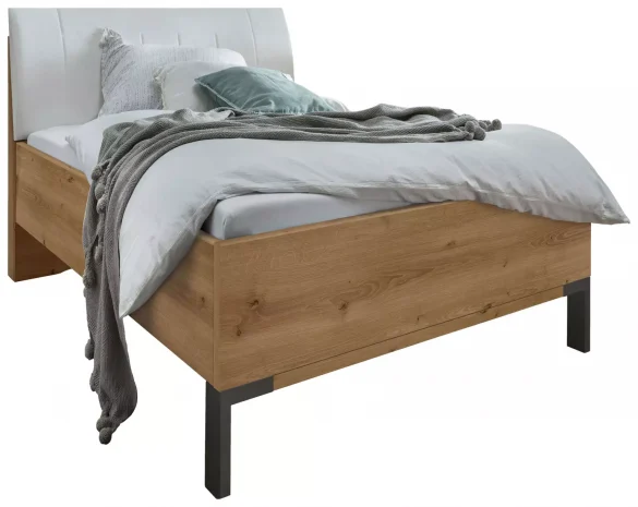 BETT 140/200 cm Weiß, Eiche Bianco von DIETER KNOLL