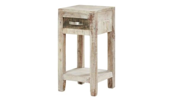 Beistelltisch QUARTER Natur / Grau