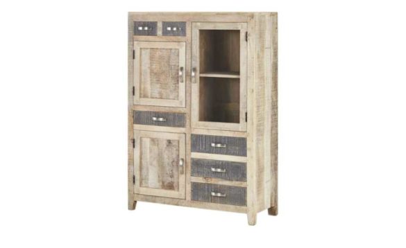 Highboard Quarter Natur / Grau
