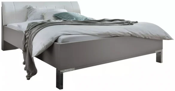 BETT 160/200 cm Grau, Weiß von DIETER KNOLL