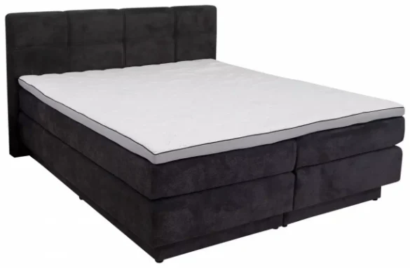 BOXSPRINGBETT 180/200 cm in Anthrazit von CARRYHOME