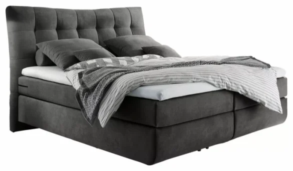 BOXSPRINGBETT 180/200 cm in Anthrazit von ESPOSA