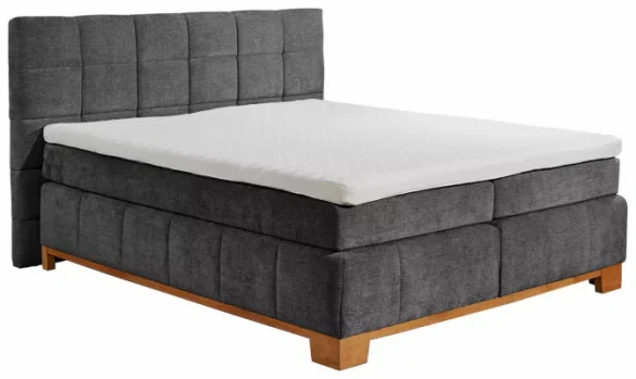 BOXSPRINGBETT 180/200 cm in Graphitfarben von CARRYHOME