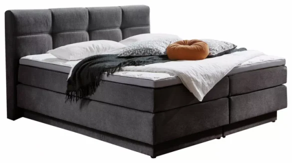 BOXSPRINGBETT 180/200 cm in Grau von CARRYHOME