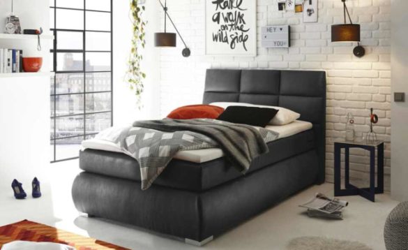 Boxspringbett -mit Bettkasten - KOSALI 120x200 cm