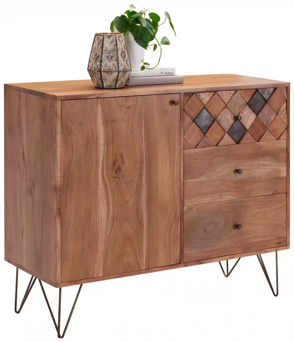 KOMMODE 105/88/40 cm Akazie massiv von AMBIA HOME