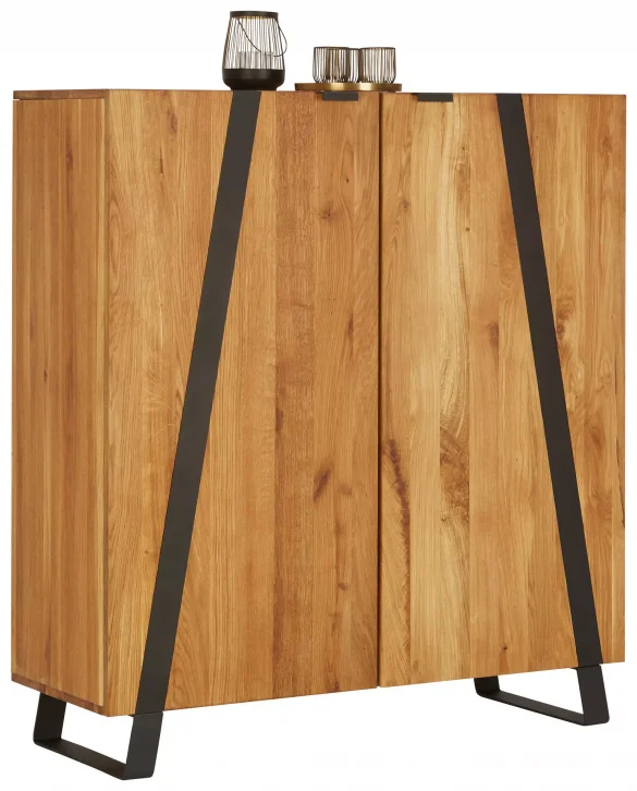 KOMMODE 115/126,5/43 cm Wildeiche teilmassiv von LANDSCAPE