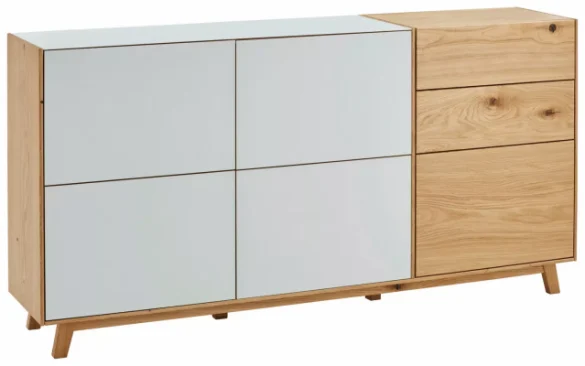KOMMODE 185/93/40 cm Wildeiche furniert von DIETER KNOLL
