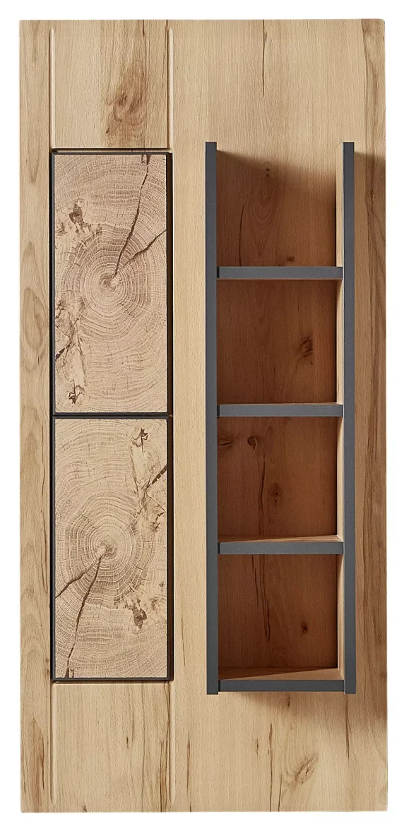 WANDBOARD Graphitfarben, Buchefarben von XORA