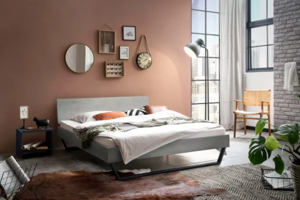 BETT 140/200 cm Grau von HASENA