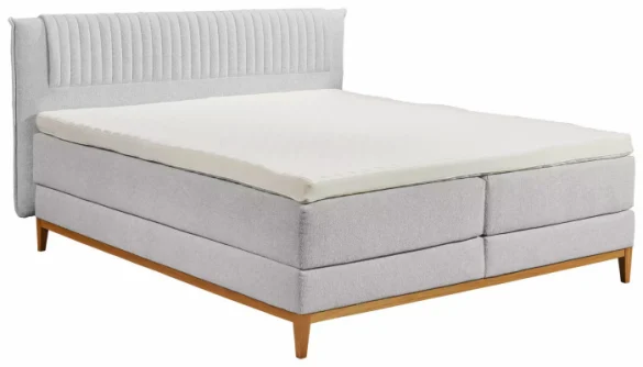 BOXSPRINGBETT 180/200 cm in Silberfarben von CARRYHOME
