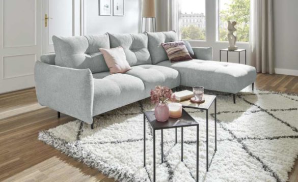 Ecksofa SPEZIA Hellgrau von SWITCH