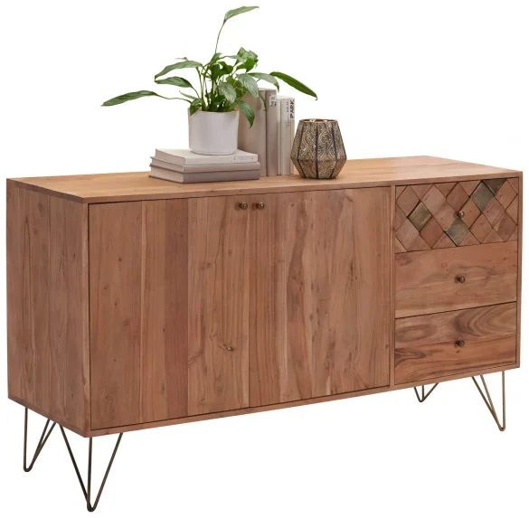 KOMMODE 145/80/45 cm Akazie massiv von AMBIA HOME