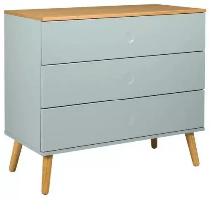 KOMMODE 90/79/43 cm Eichefarben, Mintgrün