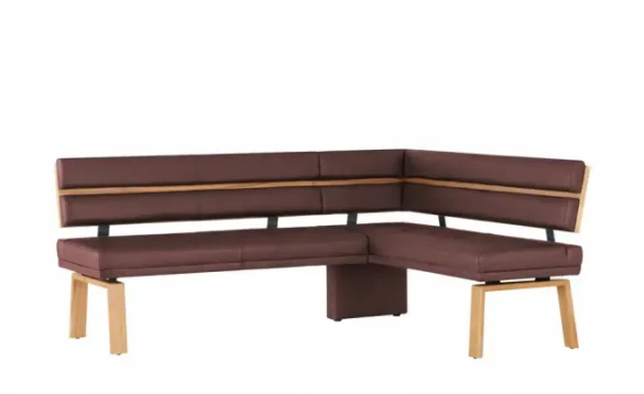 Eckbank -Leder- CANTO III Bordeaux