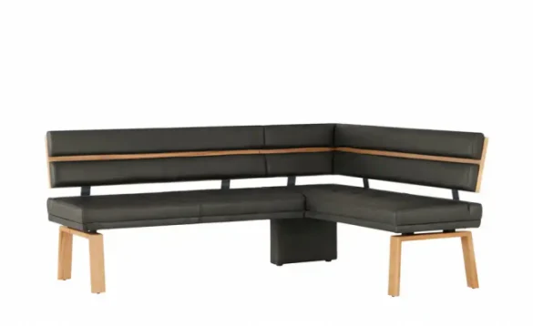 Eckbank -Leder- CANTO III Schokoladenbraun