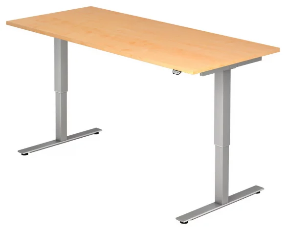 SCHREIBTISCH 180/80/72-119 cm in Ahornfarben von VENDA