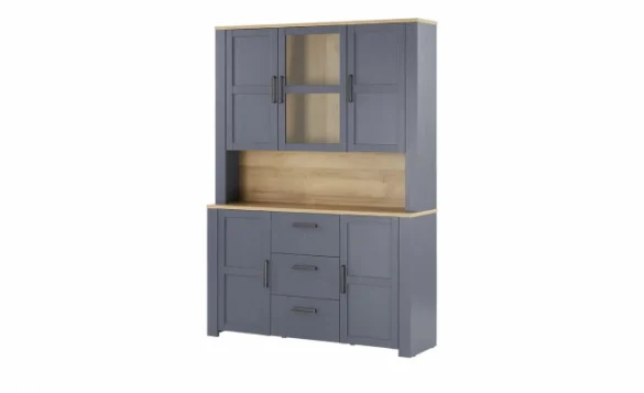 Buffet TONEO Eiche Navy Blau