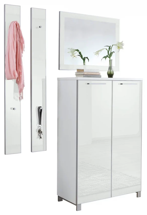 GARDEROBE 135/195/37 cm Weiß