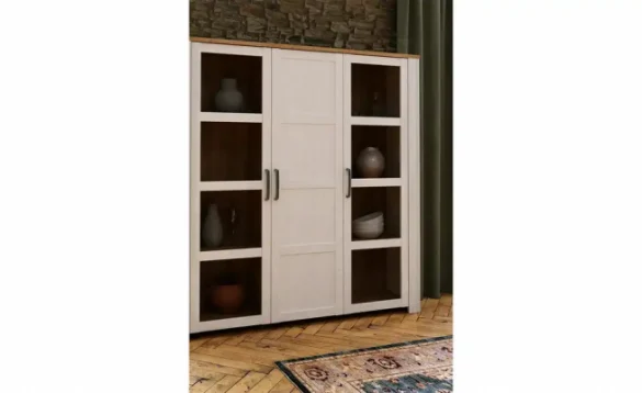Highboard TONEO Eiche Sibiu Weiß