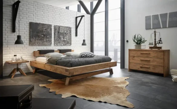BETT 200/200 cm in Eichefarben von HASENA
