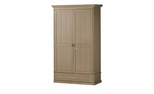 Drehtürenschrank -teilmassiv- PROVENCE Taupe von MAISON BLEUE
