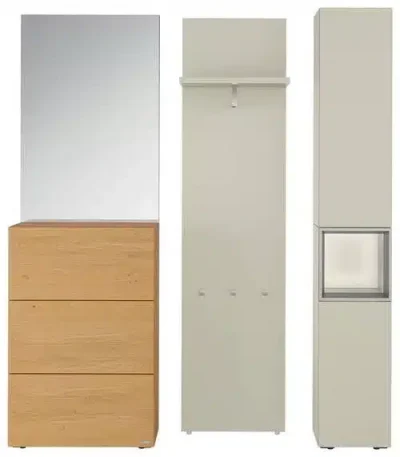 GARDEROBE Eichefarben, Hellgrau, Bronzefarben von HÜLSTA