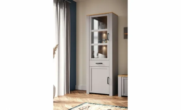 Vitrine TONEO Eiche Grau