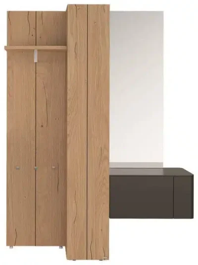 GARDEROBE Eichefarben, Grau von HÜLSTA