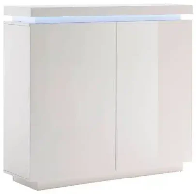 KOMMODE 120/114/40 cm Weiß Hochglanz