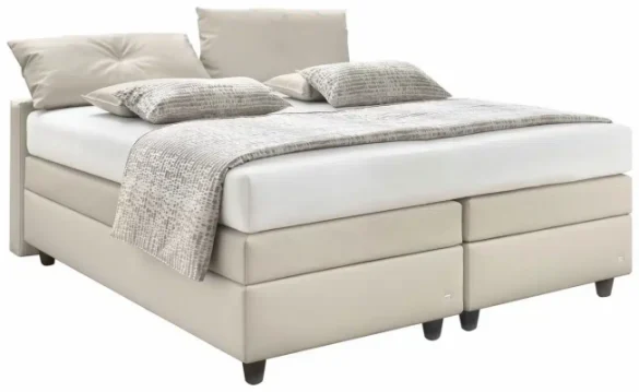 BOXSPRINGBETT 200/200 cm in Taupe von RUF BETTEN