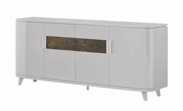 Sideboard PEDRA Hellgrau 220 cm von JETTE HOME