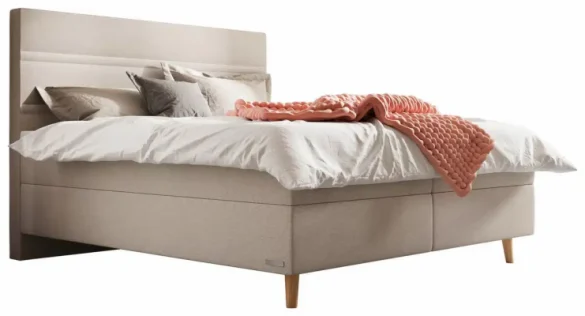 BOXSPRINGBETT 180/200 cm in Beige von SCHLARAFFIA