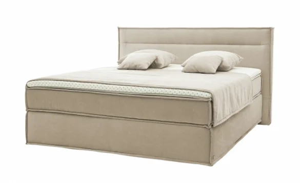 Boxspringbett JUSTB! 200x200 cm Beige von MUSTERRING