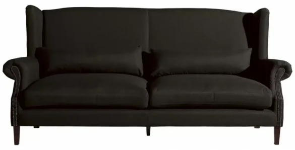 3-SITZER-SOFA Flachgewebe Dunkelbraun von MAX WINZER