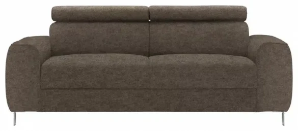 3-SITZER-SOFA Struktur Dunkelbraun von TI'ME