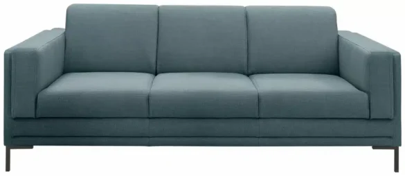 3-SITZER-SOFA Webstoff Petrol von LOOKS by W.JOOP