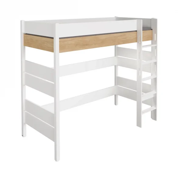 HOCHBETT 90/200 cm Weiß, Eichefarben von PAIDI