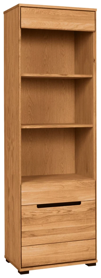 STANDREGAL Holz Eiche massiv, furniert Eichefarben von CARRYHOME