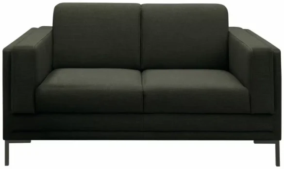 2-SITZER-SOFA Webstoff Dunkelgrün von LOOKS by W.JOOP