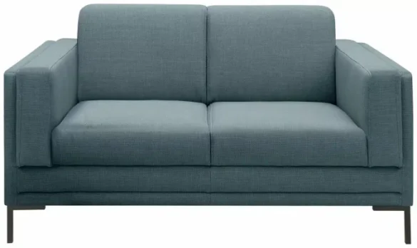 2-SITZER-SOFA Webstoff Petrol von LOOKS by W.JOOP