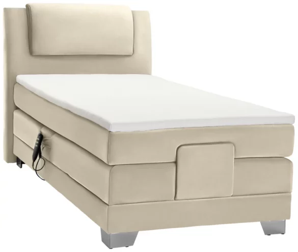 BOXSPRINGBETT 100/200 cm in Hellbraun von ESPOSA