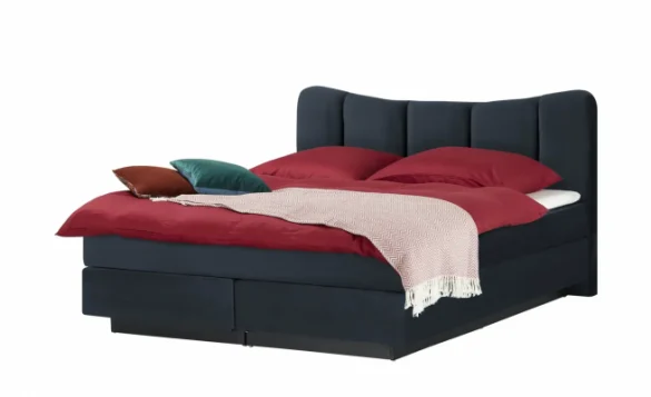 Boxspringbett DALUR 140x200 cm Nachtblau von SKAGEN BEDS